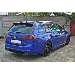 Maxton REAR SIDE SPLITTERS VW GOLF MK7 R ESTATE Gloss Black, Golf 7