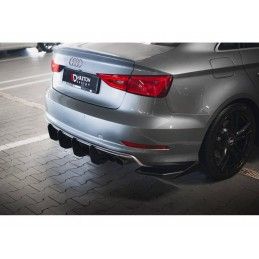 Maxton Street Pro Rear Diffuser Audi S3 Sedan 8V Black, Nouveaux produits maxton-design