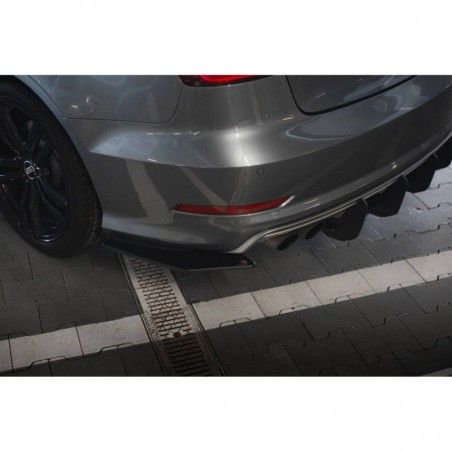 Maxton Street Pro Rear Side Splitters Audi S3 Sedan 8V Black, Nouveaux produits maxton-design