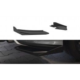 Maxton Street Pro Rear Side Splitters + Flaps Audi S3 Sedan 8V Black + Gloss Flaps, Nouveaux produits maxton-design