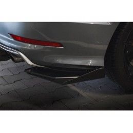 Maxton Street Pro Rear Side Splitters + Flaps Audi S3 Sedan 8V Black + Gloss Flaps, Nouveaux produits maxton-design