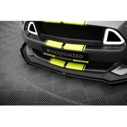 Maxton Street Pro Front Splitter + Flaps Ford Mustang GT Mk6 Black + Gloss Flaps, Nouveaux produits maxton-design