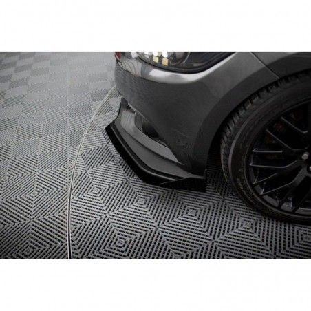 Maxton Street Pro Front Splitter + Flaps Ford Mustang GT Mk6 Black-Red + Gloss Flaps, Nouveaux produits maxton-design