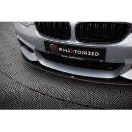 Maxton Street Pro Front Splitter BMW 4 Coupe M-Pack F32 Black, Nouveaux produits maxton-design