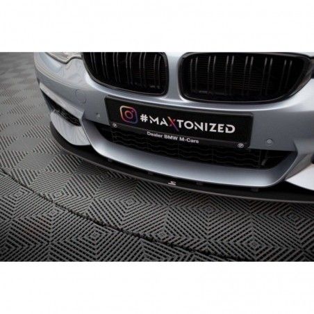 Maxton Street Pro Front Splitter BMW 4 Coupe M-Pack F32 Black-Red, Nouveaux produits maxton-design