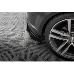 Maxton Street Pro Rear Side Splitters + FlapsAudi TT S-Line 8S Black + Gloss Flaps, Nouveaux produits maxton-design