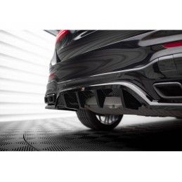 Maxton Central Rear Splitter (with vertical bars) V.1 Mercedes-AMG GLC 63 SUV X253, Nouveaux produits maxton-design