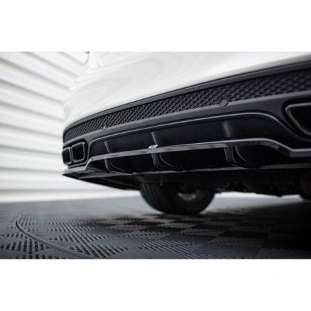 Maxton Central Rear Splitter (with vertical bars) Mercedes-AMG C63 Sedan / Estate W205 / S205, Nouveaux produits maxton-design