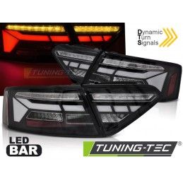 LED BAR TAIL LIGHTS BLACK SEQ fits AUDI A5 11-16, Nouveaux produits tuning-tec