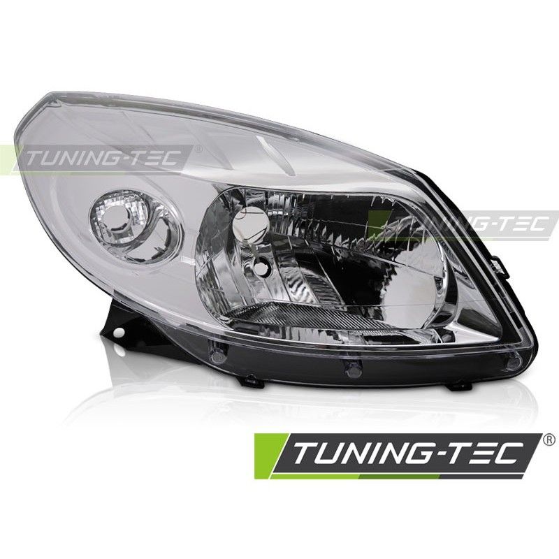 HEADLIGHT CHROME RIGHT SIDE TYC fits DACIA SANDERO 08-12, Nouveaux produits tuning-tec