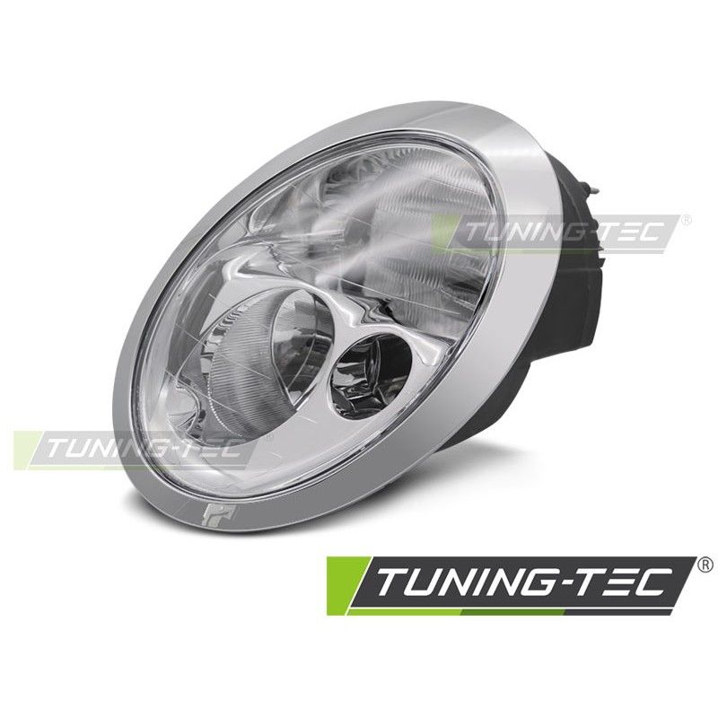 HEADLIGHT CHROME LEFT SIDE TYC fits MINI COOPER R50 R53 01-04, Nouveaux produits tuning-tec