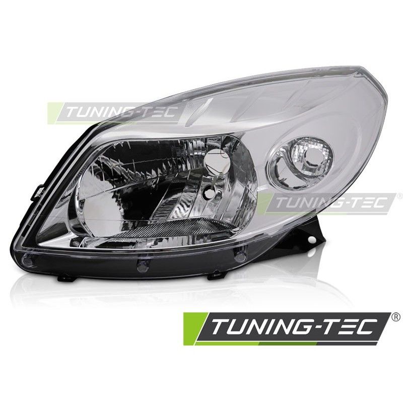 HEADLIGHT CHROME LEFT SIDE TYC fits DACIA SANDERO 08-12, Nouveaux produits tuning-tec