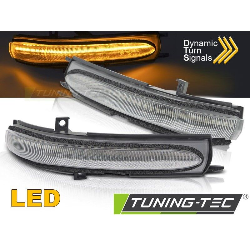 SIDE DIRECTION IN THE MIRROR WHITE LED SEQ fits HONDA CIVIC 04-06 ACCORD 02-08, Nouveaux produits tuning-tec