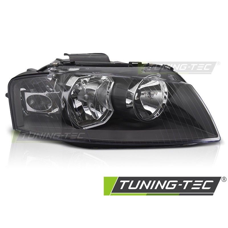 HEADLIGHT BLACK RIGHT SIDE TYC fits AUDI A3 8P 03-08, Nouveaux produits tuning-tec