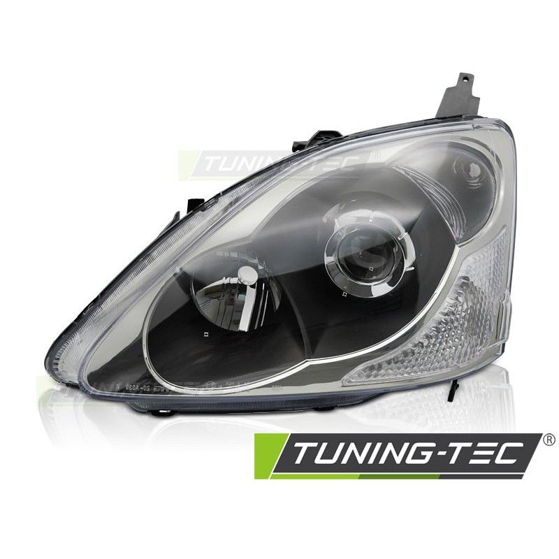 HEADLIGHT BLACK LEFT SIDE TYC fits HONDA CIVIC 03-06 HATCHBACK, Nouveaux produits tuning-tec