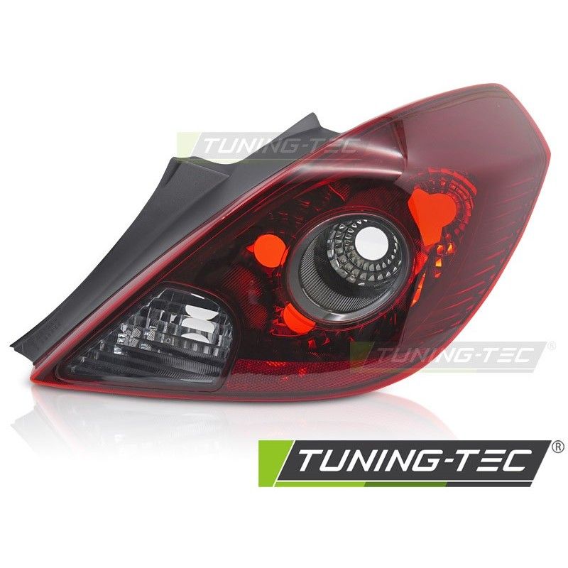 TAIL LIGHT RED SMOKE SPORT RIGHT SIDE TYC fits OPEL CORSA D 06-11 3D, Nouveaux produits tuning-tec