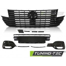 GRILLE W/BUMPER ELEMENT W/LOGO BASE GLOSSY BLACK fits VW T6.1 20-, Nouveaux produits tuning-tec