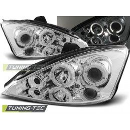 FORD FOCUS 11.01-10.04 ANGEL EYES CHROME, Focus I 98-05