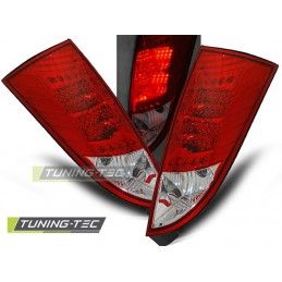 FORD FOCUS MK1 10.98-10.04 HATCHBACK RED WHITE LED , Focus I 98-05