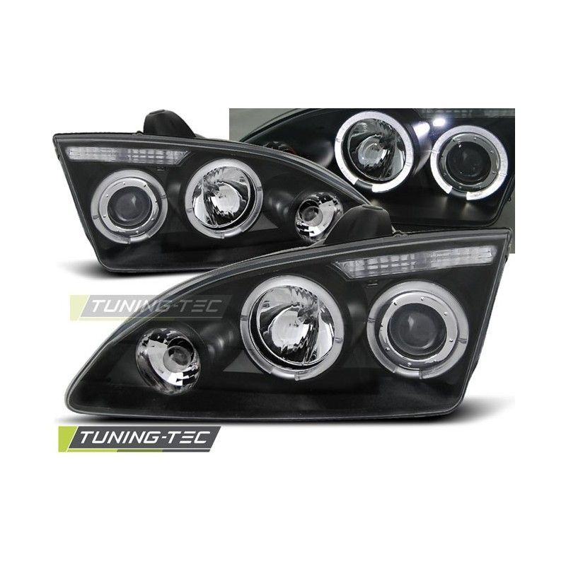 FORD FOCUS II 09.04-01.08 ANGEL EYES BLACK, Focus II 04-10