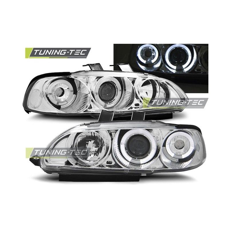 HONDA CIVIC 09.91-08.95 2D/3D ANGEL EYES CHROME, Civic 5 92-95