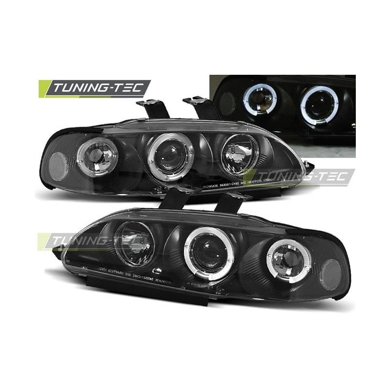 HONDA CIVIC 09.91-08.95 4D ANGEL EYES BLACK, Civic 5 92-95