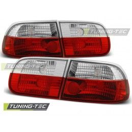 HONDA CIVIC0 9.91-08.95 3D RED WHITE, Civic 5 92-95