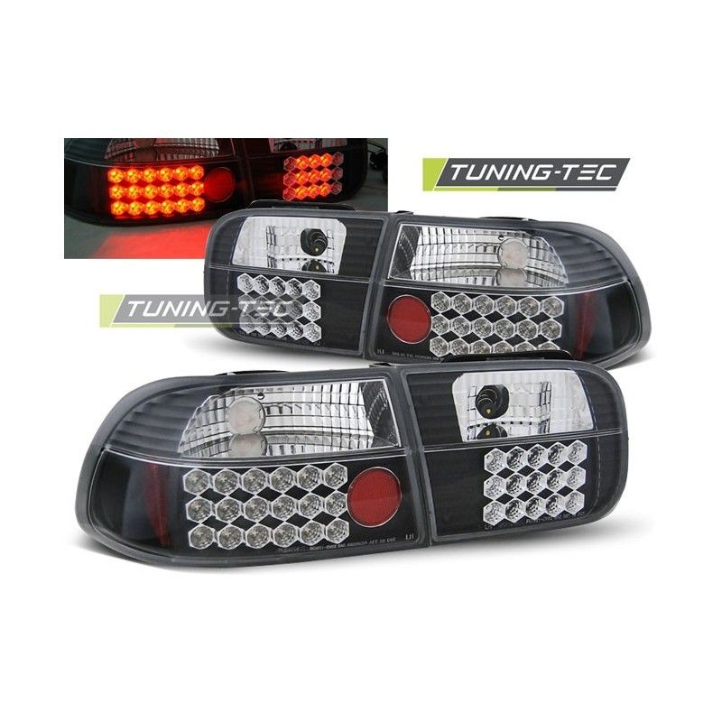 HONDA CIVIC 09.91-08.95 3D BLACK LED, Civic 5 92-95