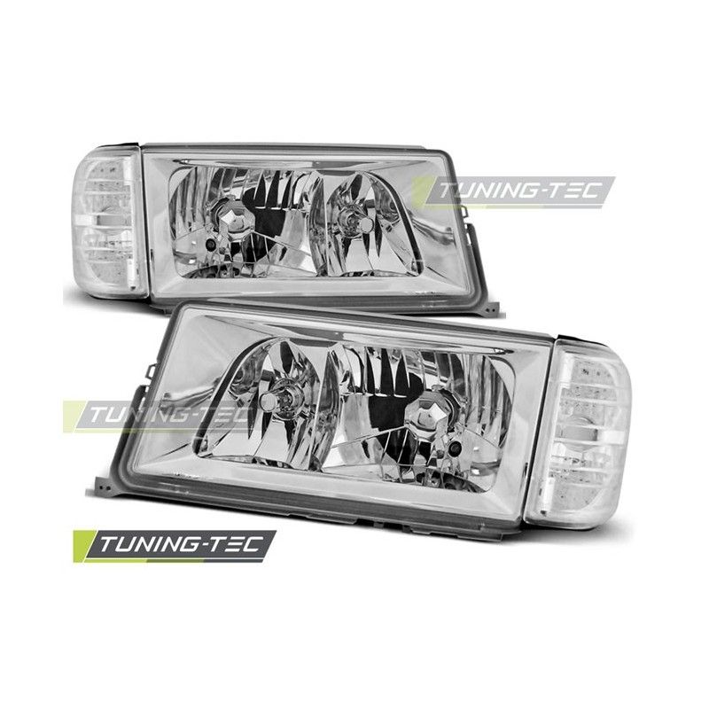 HEADLIGHTS CHROME fits MERCEDES W201/190 12.82-05.93, Classe C W201 / 190E