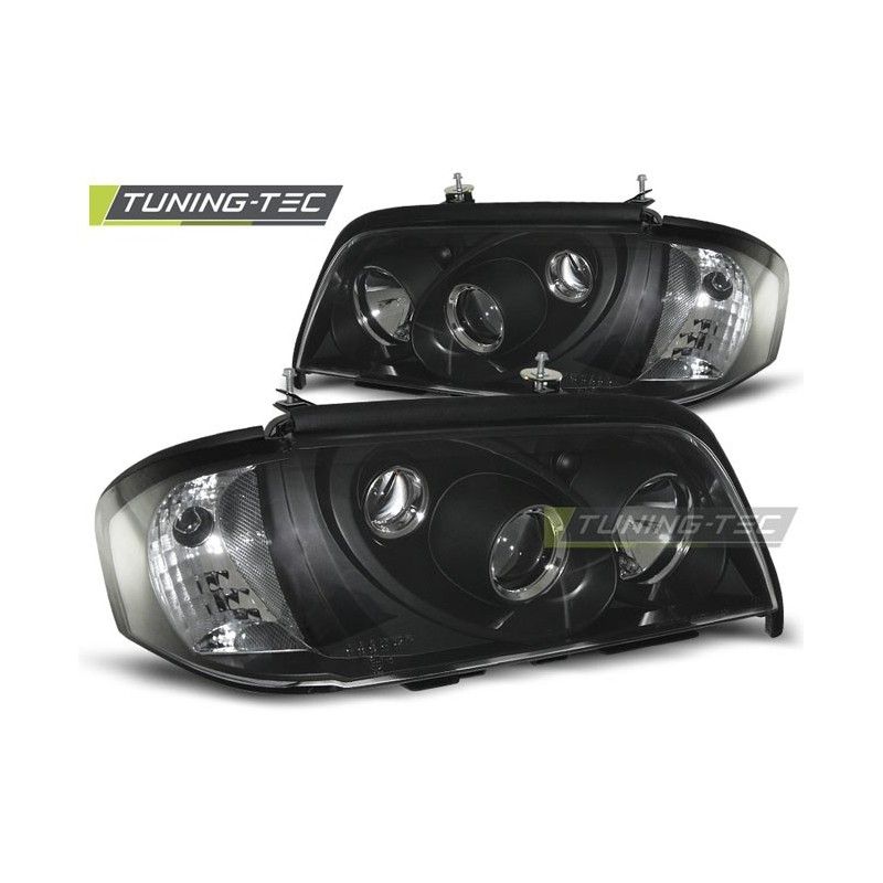 HEADLIGHTS BLACK fits MERCEDES W202 C-KLASA 06.93-06.00, Classe C W202