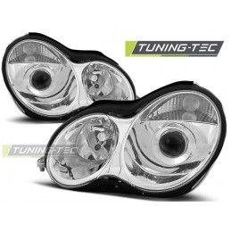 HEADLIGHTS CHROME fits MERCEDES W203 C-KLASA 07.00-03.04, Classe C W203