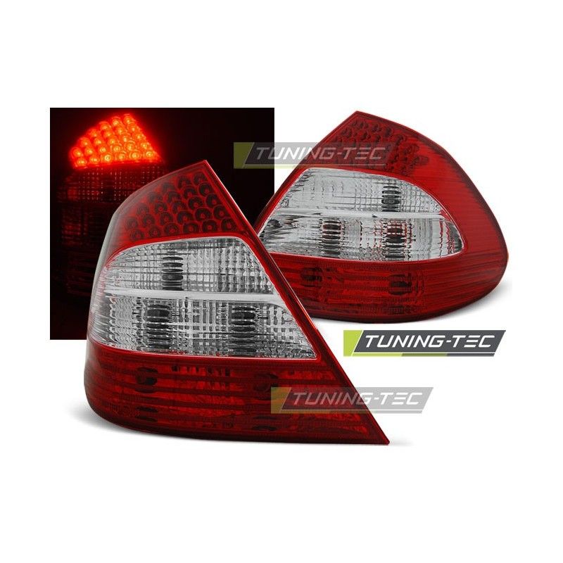 LED TAIL LIGHTS RED WHITE fits MERCEDES W211 E-KLASA 03.02-04.06, Classe E W211