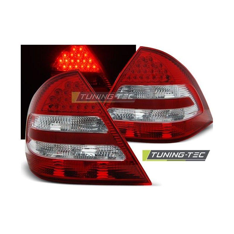 LED TAIL LIGHTS RED WHITE fits MERCEDES C-KLASA W203 SEDAN 04-07, Classe C W203