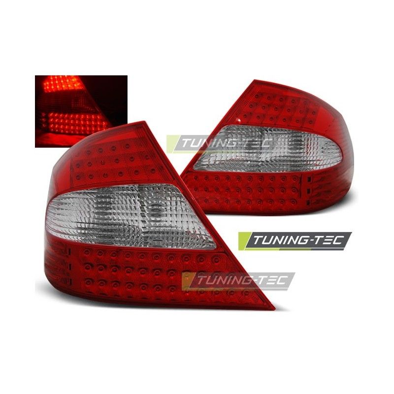 LED TAIL LIGHTS RED WHITE fits MERCEDES CLK W209 03-10, Clk W209