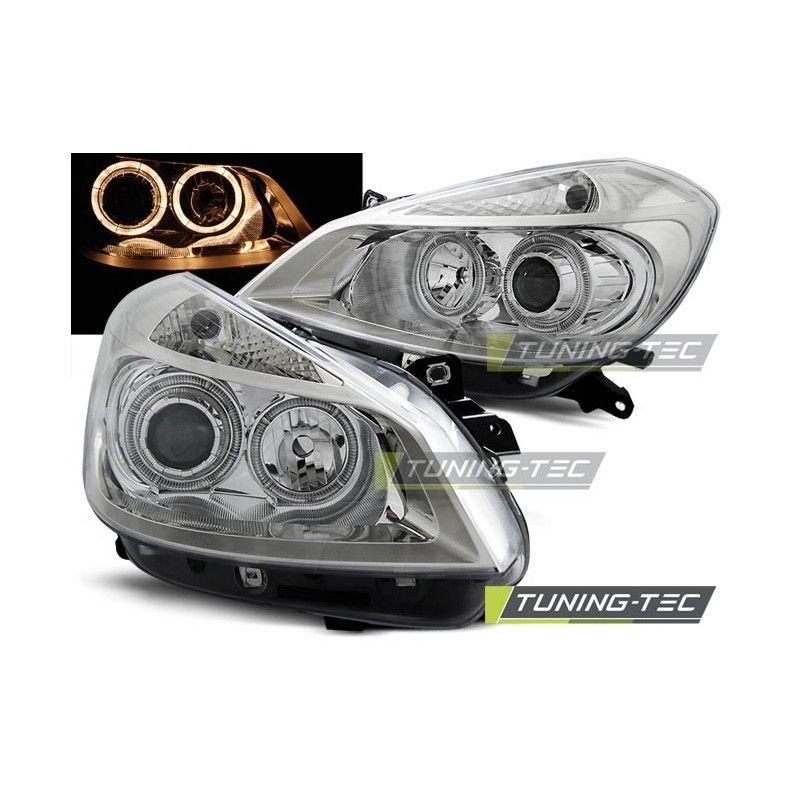 RENAULT CLIO 3 05-09 CHROME ANGEL EYES, Clio III 05-14