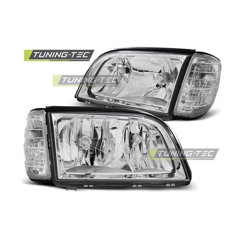 HEADLIGHTS CHROME fits MERCEDES W140 S-KLASA 03.91-10.98, Classe S w126/W140