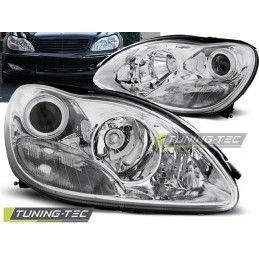 HEADLIGHTS CHROME fits MERCEDES W220 S-KLASA 09.98-05.05, Classe S W220