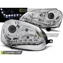 HEADLIGHTS DAYLIGHT CHROME fits VW GOLF 5, Golf 5