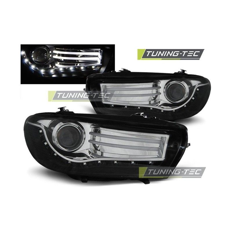 HEADLIGHTS BLACK fits VW SCIROCCO 08-04.14 , Scirocco