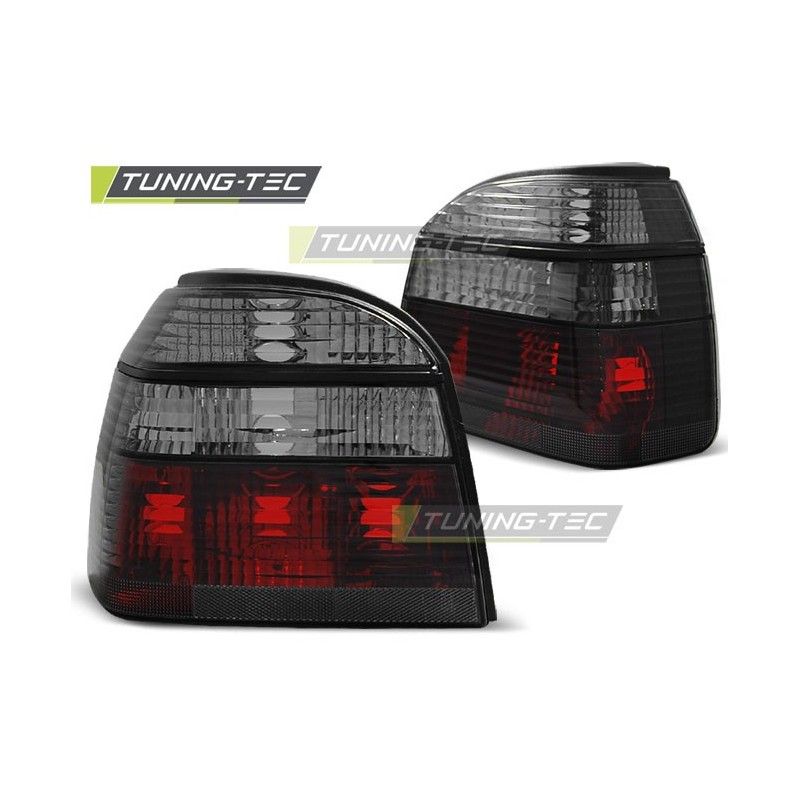 TAIL LIGHTS RED SMOKE fits VW GOLF 3 09.91-08.97, Golf 3