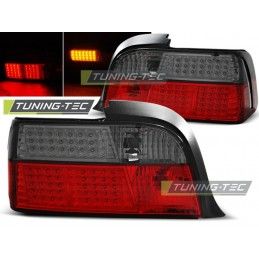 LED TAIL LIGHTS RED SMOKE fits BMW E36 12.90-08.99 COUPE, Serie 3 E36 Coupé/Cab