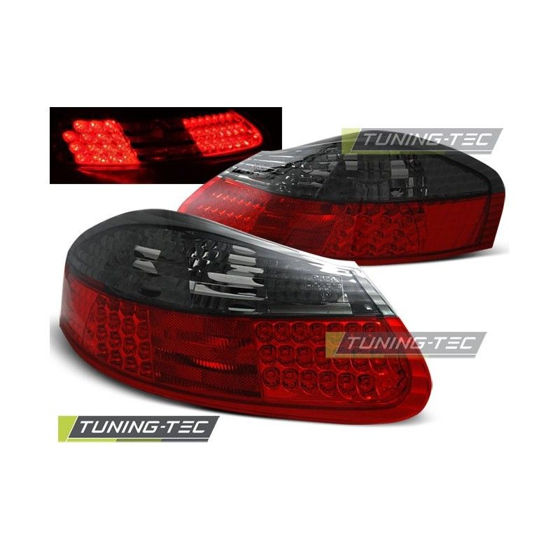 LED TAIL LIGHTS RED SMOKE fits PORSCHE BOXSTER 96-04, Boxster / Cayman