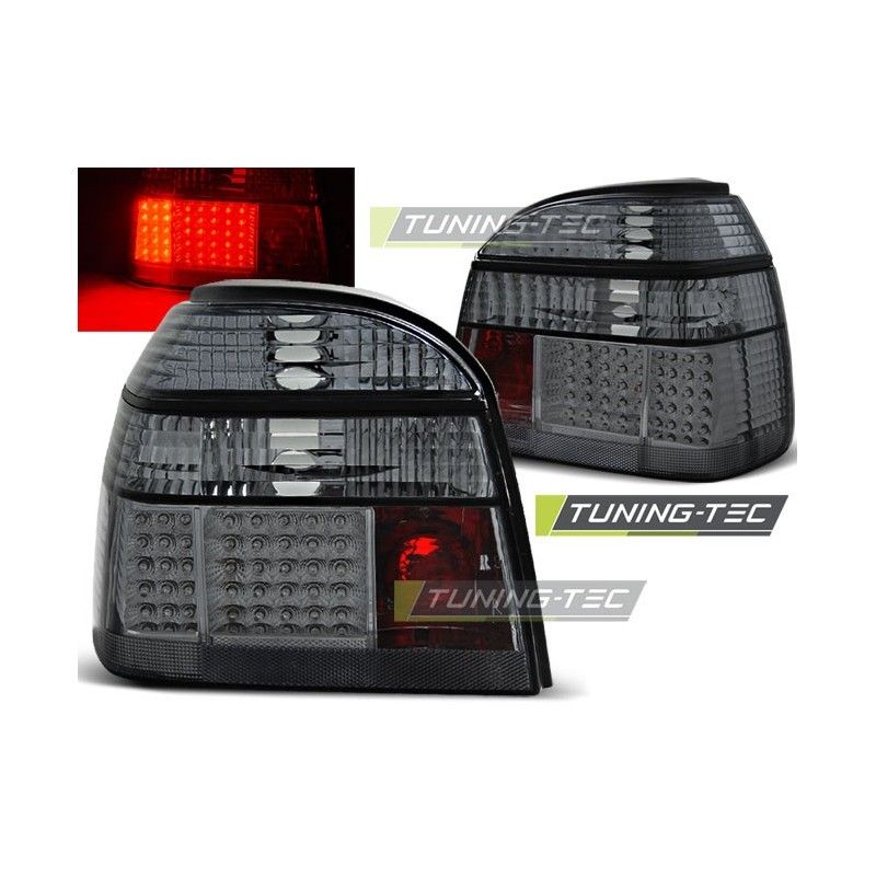 LED TAIL LIGHTS SMOKE fits VW GOLF 3 09.91-08.97, Golf 3