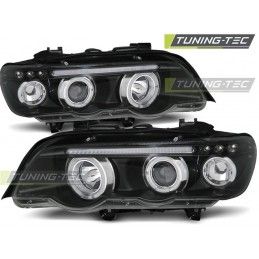 HEADLIGHTS ANGEL EYES BLACK fits BMW X5 E53 09.99-10.03, X5 E53