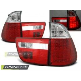 LED TAIL LIGHTS RED WHITE fits BMW X5 E53 09.99-10.03, X5 E53