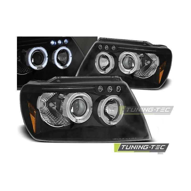 CHRYSLER JEEP GRAND CHEROKEE 99-05.05 ANGEL EYES BLACK, Eclairage Jeep CHRYSLER JEEP GRAND CHEROKEE 99-05.05 ANGEL EYES BLACK, Eclairage Jeep