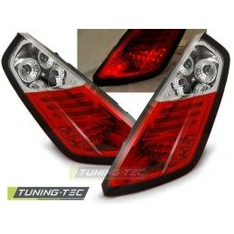 FIAT GRANDE PUNTO 09.05-09 RED WHITE LED, Grande Punto (199)