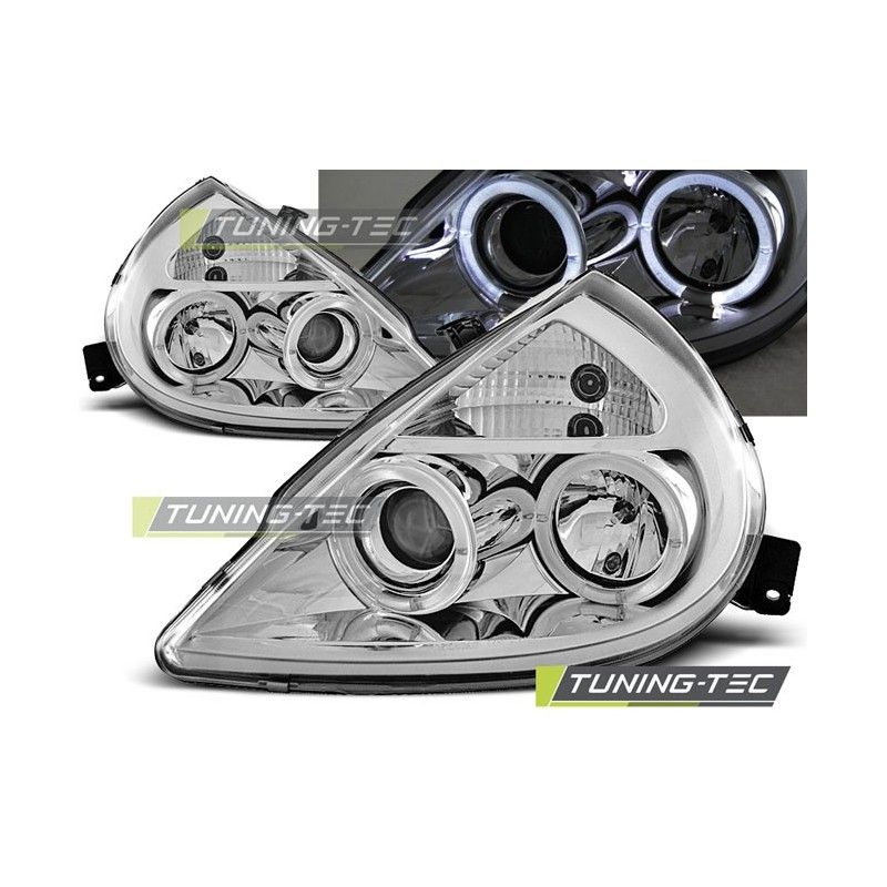 FORD KA 11.96-08 ANGEL EYES CHROME, Eclairage Ford