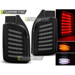 LED TAIL LIGHTS SMOKE BLACK fits VW T5 04.03-09 / 10-15 TRANSPORTER, T5