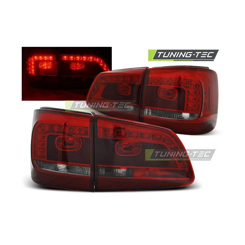 LED TAIL LIGHTS RED SMOKE fits VW TOURAN 08.10-, Touran II 10-15